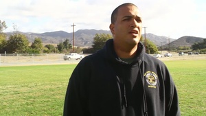 Marines Conduct Riot Control Formations Exercise (Interview Quinones)