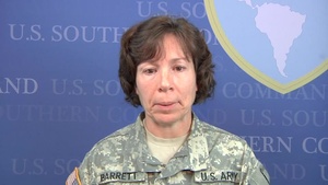 COL Maria Barrett shout out