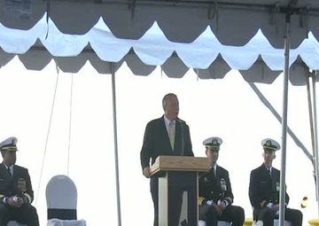 Decommissioning ceremony for USS Thach