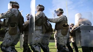 Shields in Hand, Marines Stand Ready