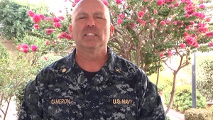 Lt.Cmdr. ALAN CAMERON