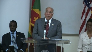 Grenada, U.S. Intervention 30th Anniversary Ceremony