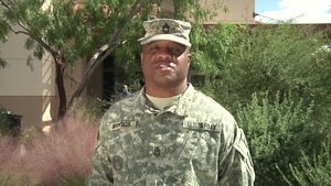 MSG Napoleon Briggs Veteran's Day Greetings
