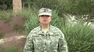 MSG Jamellee Manaoat Veteran's Day Greetings