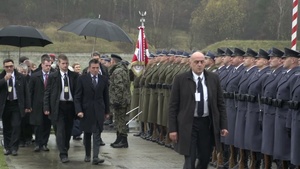 B-Roll of Steadfast Jazz 13 VIPs Arrival with Honour Guard
