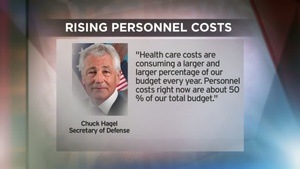 Hagel Warns of Problems with Rising Personnel Costs