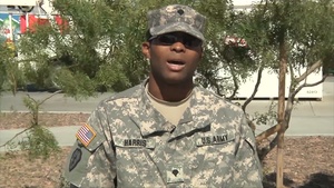 SPC Anthony Harris - 2013 Veteran's Day