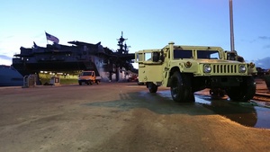 26th MEU Wash Down at Naval Station Rota, Spain