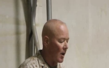 Marine Corps 238th Birthday Celebration in Afghanistan, B-Roll