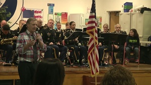 4-2 SBCT / I Corps Soldiers in Veterans Day assembly at Idlewild Elementary School