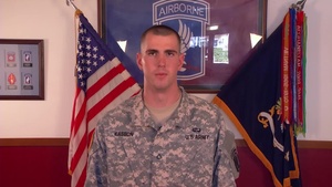 Pfc. Matthew Kasbon