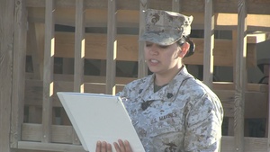 Veterans Day ceremony at Camp Leatherneck