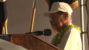 USS Missouri Veterans Day Sunset Ceremony