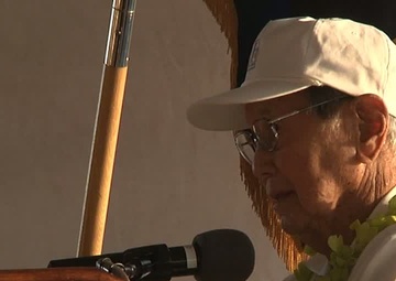 USS Missouri Veterans Day Sunset Ceremony