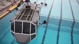Marines Get Crash Course in Helo Dunker