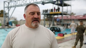 Marines Get Crash Course in Helo Dunker
