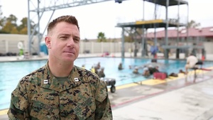 Marines Get Crash Course in Helo Dunker