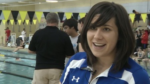 Post Holds Swim Meet (B-Roll)