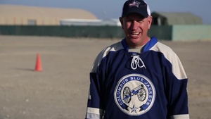 Master Sgt. Chuck Grey Blue Jackets Shout Out
