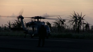 Operation Damayan, Navy MH-60 Airfield Ops