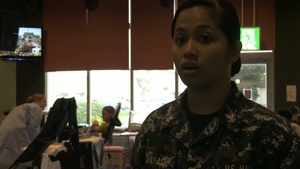 Camp Kinser Blood Drive - PO2 Charissa Caayao
