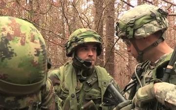 Ohio National Guard Soldiers Train Serbian Army