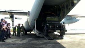 Operation Damayan, Japanese C-130H Loading