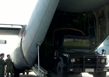 Operation Damayan, Japanese C-130H Loading