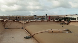 Operation Damayan Forward Arming and Refueling point at Guiuan Airbase, Philippines