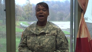 1st Sgt. Ebony Rainwater