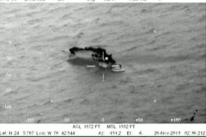 Haitian sail freighter capsizes with approximately 100 people aboard