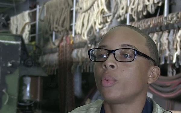 USS Pearl Harbor - Boatswain’s Mate (BM) 2 Cassandra Collier