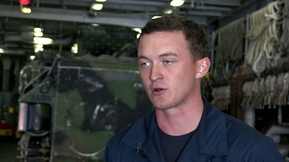 DVIDS Video USS Pearl Harbor Boatswain’s Mate (BM) Henry Blethen