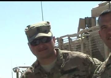 Task Force Guam Senior Enlisted Advisor talks about Operation Enduring Freedom mission