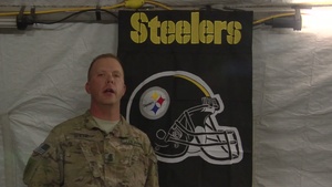 1SG Brian Shenk Pittsburgh Steelers Shout Out