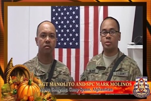 SGT Manolito and SPC Mark Molinos