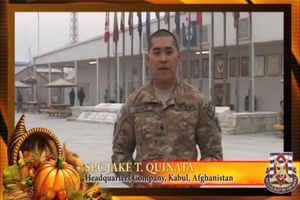 Spc. Jake T. Quinata