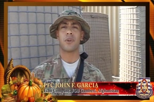 Pfc. John F. Garcia