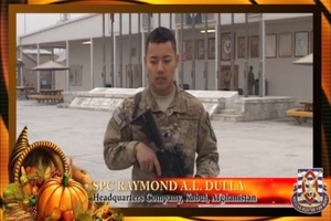 Spc. Raymond A.L. Dulla