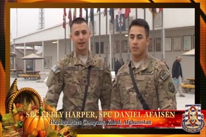 Spc. Kelly Harper SPC Daniel Afaisen