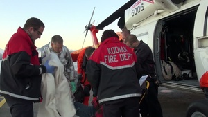 Coast Guard medevacs mariner from Sea Land Charger south of Kodiak, Alaska