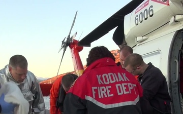 Coast Guard medevacs mariner from Sea Land Charger south of Kodiak, Alaska
