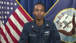 Petty Officer 3rd Class Jiquante Matlock