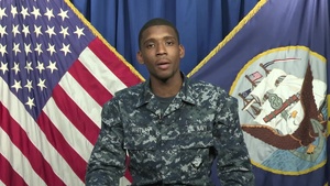 Seaman Apprentice Stefon Whitley