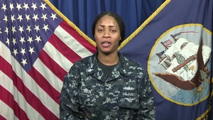 Petty Officer 2nd Class Nashante Cowan