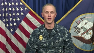 Petty Officer 2nd Class Erick Kolbow