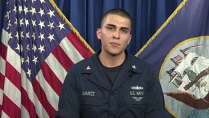 Petty Officer 3rd Class Cristian Juarez