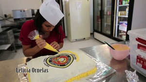 Air Force Spouse Helps Marines and Sailors Celebrate Marine Corps Birthday