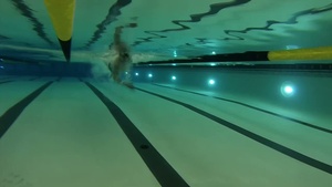 A Soldier's Passion For Swimming