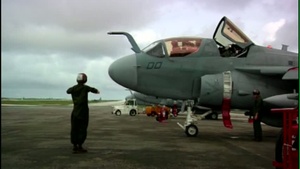 EA-6B Prowler Flight Checks During Exercise Forager Fury II (B-Roll)